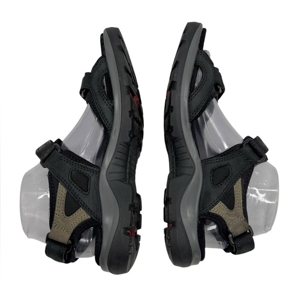 ECCO Womens Offroad Yucatan Sandal Black & Beige Size EU 39 - US 8/8.5 - Picture 9 of 14
